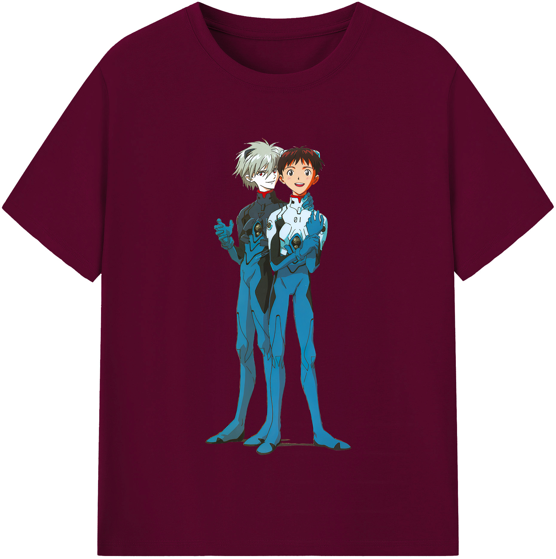 （画像用） EVA 新世紀エヴァンゲリオン レディースカジュアルプリントTシャツ（綿100％）